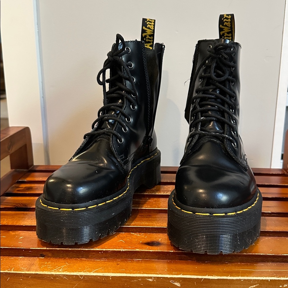Dr. Martens Black Combat Boots